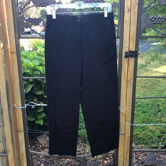 Tribal Extensible Stretch black mostly cotton pants size 4 - Picture 1 of 4
